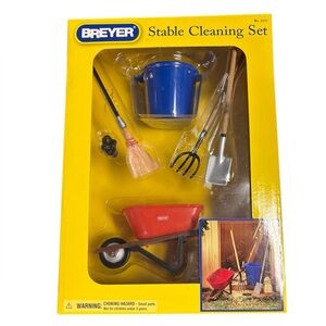 NIB Breyer Horse Stable Cleaning Set